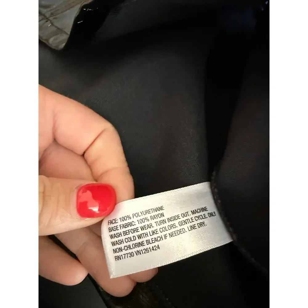 Art Class Faux Leather Skirt